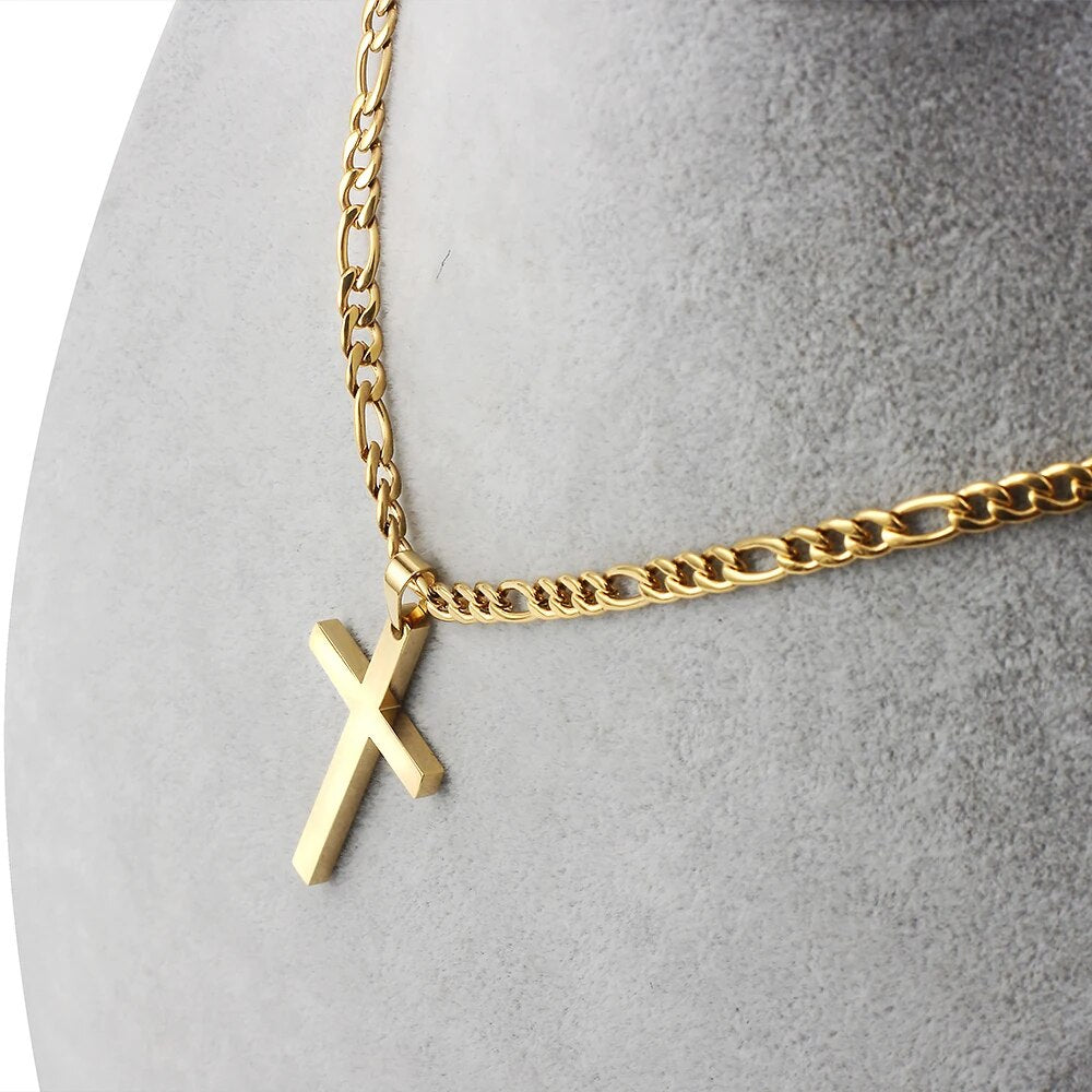 Figaro Cross Necklace